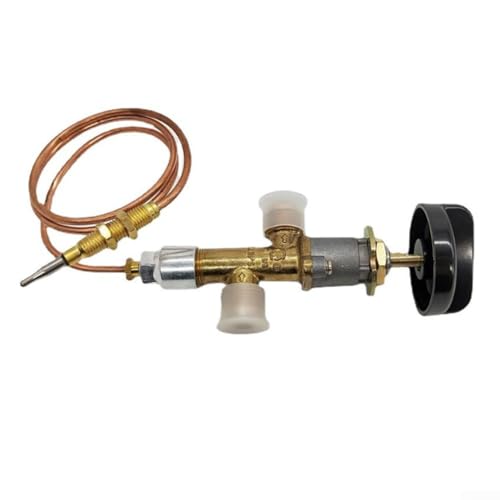 CYRENT Für Gasgeräte-Sicherheitskontrollventil-Set mit integriertem Thermoelementdraht für verbesserte Temperaturüberwachung und einstellbar für Gasflusskontrolle von CYRENT