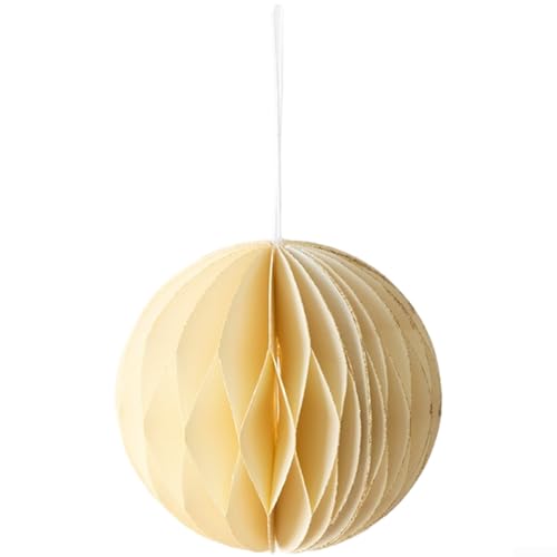 CYRENT Für Urlaubspapier für Waben, Ornament-Set mit gefaltetem Hängedesign, geeignet für Baum- oder Wanddekoration, leicht und wiederverwendbar (C) von CYRENT