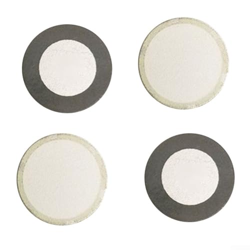 CYRENT Glasscheiben-Wandlerscheiben, 20 mm, Keramik-Ersatzteile für Opti-Myst-Elektro-Feuer-Heizungs-Luftbefeuchter mit Gummiring, 4 Stück (1) von CYRENT