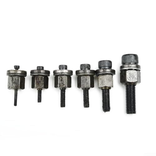 CYRENT Handnietmutter Werkzeug Ersatz Dornkopf Stahl Nietzange Ersatzteile M-3 M5 M6 M8 M10 Installationssatz Einfache Montage Prävention Verlust (M3-M4-M5-M6-M8-M10) von CYRENT