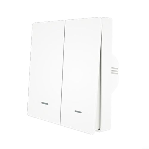 CYRENT Intelligenter Szenenschalter für ZigBee 3 0 kabelloses Design für einfache Anpassung der Raumszene (2-Gang) von CYRENT