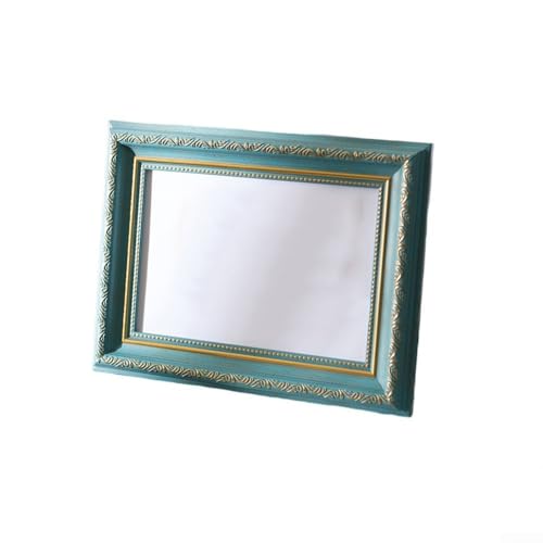 CYRENT Klassischer Stil 25,4 cm Bilderrahmen mit Retro-Muster, kompatibel mit 20 Fotos à 3 x 25 cm, 3 cm, hergestellt für Tisch- oder Wanddisplay mit dauerhafter Haltbarkeit (blau) von CYRENT
