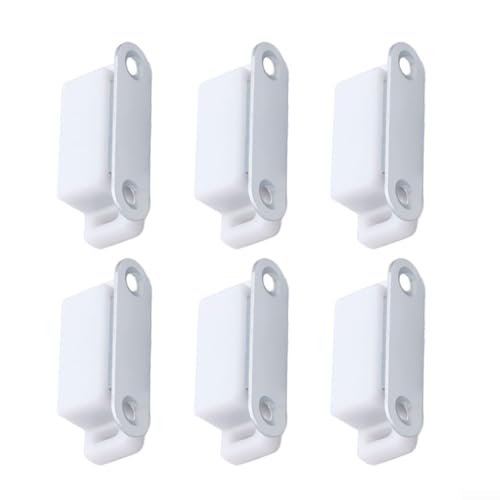CYRENT Magnetischer Türschnäpper für Schrank, robuster Magnetverschluss, Küchenriegel, kleine Wohnmöbel, Kleiderschrank (weiß) von CYRENT