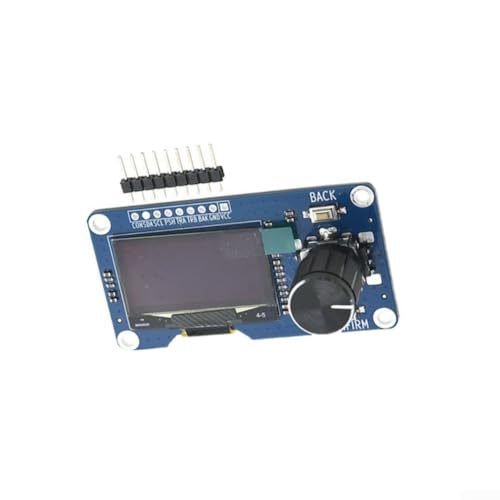 CYRENT OLED-Display EC11 Drehgeber Kombinationsmodul 1.3/2.4 cm IIC Schnittstelle 128x160 blau PCB für Elektronikprojekte (A) von CYRENT