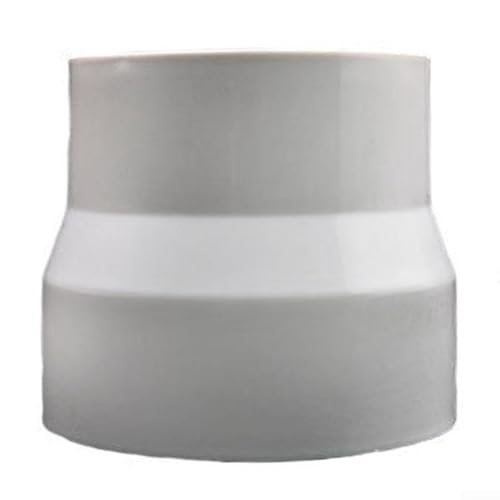 CYRENT PVC-Belüftungsk-Reduzierstück für runde Rohre, 100200 mm, entwickelt, um den Luftstrom zu optimieren und die Leistung des Belüftungssystems zu verbessern (110 bis 100) von CYRENT