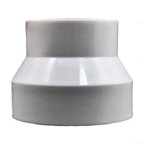 CYRENT PVC-Belüftungsk-Reduzierstück für runde Rohre, 100200 mm, entwickelt, um den Luftstrom zu optimieren und die Leistung des Belüftungssystems zu verbessern (150 bis 110) von CYRENT