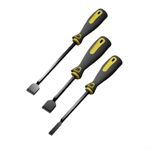 CYRENT Professionelles 3-teiliges Metallzylinder-Spachtel-Set zum Reinigen und Entfernen von Ölschmutz von Dichtstoffdichtungen an Motoren und Maschinen von CYRENT