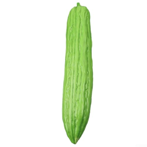 CYRENT Realistische künstliche Früchte und Gemüse, perfekte Ergänzung für Heimdekoration für Feiern (Bittermelone) von CYRENT