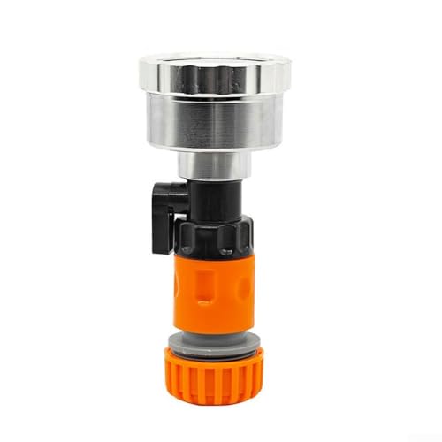 CYRENT Robuster Gartensprinkler aus Aluminium, verstellbare Sprühmuster für Rasen, Hof, Außenbewässerung, 360° Drehung (400 Maschen, 6 Punkte) von CYRENT