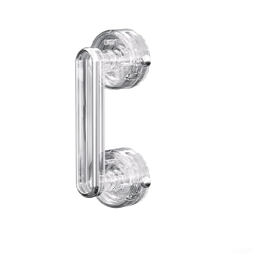 CYRENT Saugnapf-Türgriffe, 2-teiliges Set, Glasschiebetürgriff, rutschfest, wasserdicht, wiederverwendbar, Duschgriff für Schrank, Kleiderschrank von CYRENT