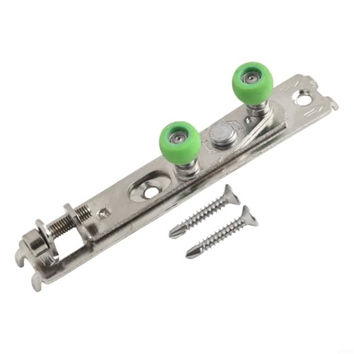 CYRENT Schiebetür-Positionierungsrad Verstellbares Anti-Sway Oberradlager mit Kugel aus Eisengummi für Holztüren Hohle Schiebetüren (21 mm Schwalbenschwanzschraube) von CYRENT
