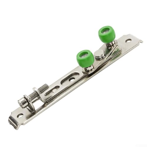CYRENT Schiebetür-Positionierungsrad Verstellbares Anti-Weg Oberradlager mit Kugel aus Eisengummi für Holztüren Hohle Schiebetüren (19 mm spitze Schraube) von CYRENT