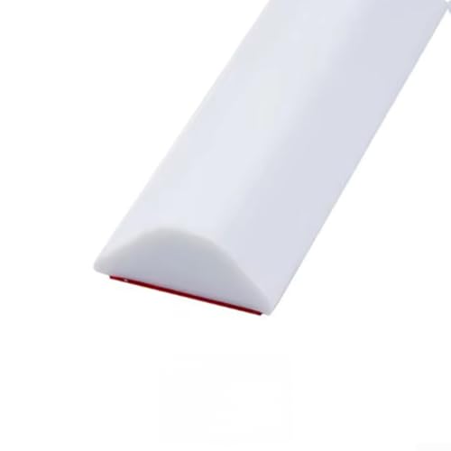 CYRENT Silikon-Wassersperre mit doppeltem Klebstoff, für Duschwanne, Badewanne, Arbeitsplatte (weiß) von CYRENT