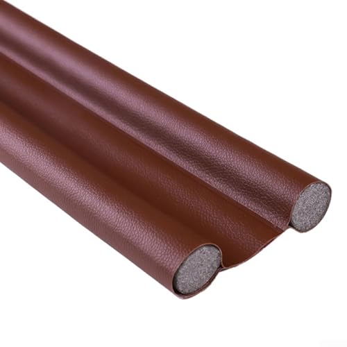 CYRENT Türstopper Zugluftstopper für Tür unten Türdichtungsleiste winddichter Dichtungsstreifen Schaumstoff EPE Blocker Versiegelung Schalldicht (hellbraun) von CYRENT