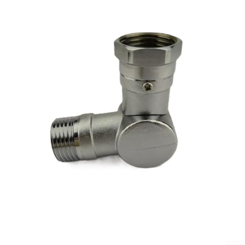 CYRENT Verstellbarer 180°/360° Messing-Schwenkverbinder für Gartenschläuche, Knickschutz, auslaufsicher, Gewindegelenk, einfache Installation, kompatibel mit Standardschläuchen, Außenbewässerung von CYRENT
