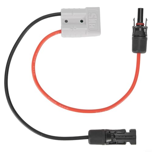 CYRENT Wasserdichtes Solarmodul-Kabel, Y-Abzweigverbinder, 50 A, Anderson-Stil, 30 cm, 4 mm², 12 AWG, Adapter zum Anschluss mehrerer Paneele CYRENT Wasserdichtes Solarmodul-Kabel, Y-Abzweigverbinder, 50 A, Anderson-Stil, 30 cm, 4 mm², 12 AWG, Adapter zum Anschluss mehrerer Paneele von CYRENT