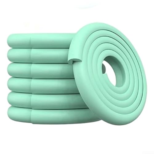 CYRENT Weiche Schaumstoffmatten mit Treppenstufenpolsterung und Anti-Kollisionsstreifen zum Schutz von Füßen und Möbelkanten während der Verwendung von Leitern und Stühlen (grün) von CYRENT