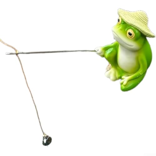 Froschfigur für den Außenbereich für Terrasse, Balkon und Teich, stabile Harz-Skulptur mit lebensechter Handwerkskunst, um verschiedenen Außenräumen Charme zu verleihen Froschfigur für den Außenbereich für Terrasse, Balkon und Teich, stabile Harz-Skulptur mit lebensechter Handwerkskunst, um verschiedenen Außenräumen Charme zu verleihen von CYRENT