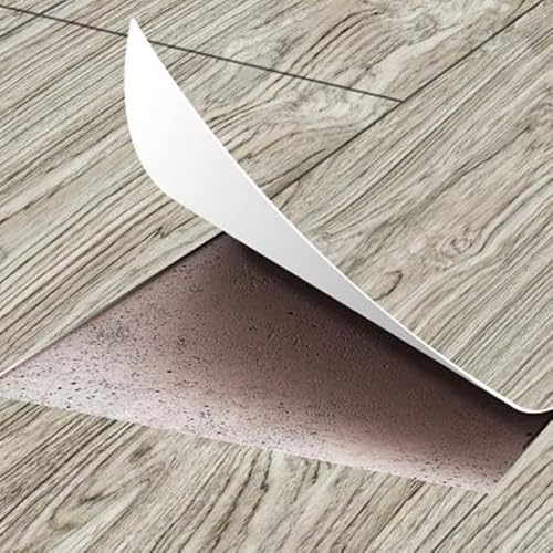 Holzmaserung PVC Bodenaufkleber Selbstklebend Aufkleber Home Dekoration Folie 20 * 300 cm Wasserdicht Bodenbelag Renovierung (EWF069) von CYRENT