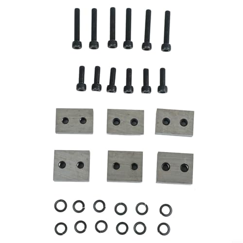 Hydraulisches Elektroschneiderklingen-Set, 6-teiliges Ersatz-Backenmesser für effizientes Schneiden, Stahl für lang anhaltende Leistung (Typ 25) von CYRENT