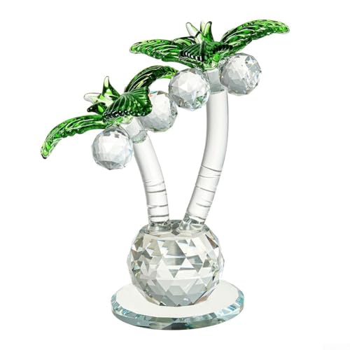 Kokosnussbaum Simulation Ornament für Wohnzimmer stilvoll für Kristall Dekoration für Zuhause (2) von CYRENT