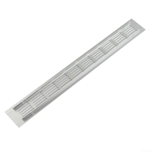 Lüftungsgitter-Abdeckung, Aluminiumlegierung, rechteckig, für Kleiderschränke, Schränke und geschlossene Räume, beständig bis (50 x 400 mm) von CYRENT