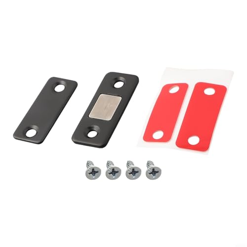 Magnetischer Türschnäpper Schrank Magnetischer Türschnäpper Schublade Magnete Verschluss Ultra Dünn Tür Magnetisch Möbelschließer (Schwarz) von CYRENT