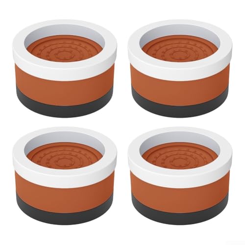 Möbelfüße erhöhen Tische, Betten und Stühle mit rutschfesten und stoßfesten Eigenschaften (Braun 5,5 cm) von CYRENT