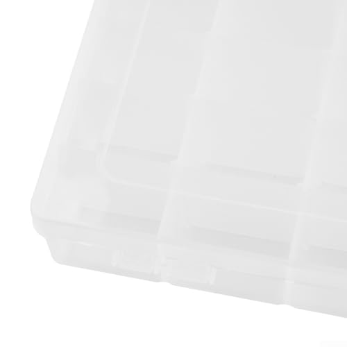 Praktische Aufbewahrungsbox für Schmuck und kleine Accessoires mit flexiblen Trennwänden (36 Fächer) von CYRENT
