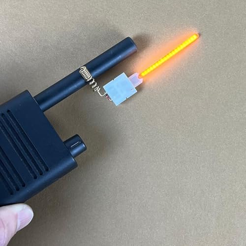 RF Detektor Diode Sensor mit LED Licht und Vollkupferantenne für UHF Funksignale von Talkies (Gelb) von CYRENT