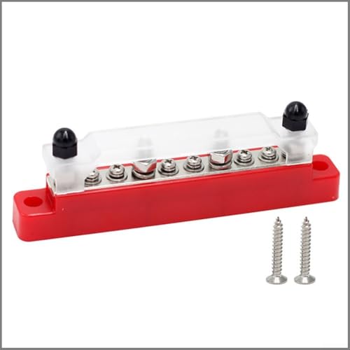 Robuste Sammelschienenklemme, 150 A, für Autos, Wohnmobile und Marine-Elektrosysteme, mit Zinklegierung und Messingteilen Robuste Sammelschienenklemme, 150 A, für Autos, Wohnmobile und Marine-Elektrosysteme, mit Zinklegierung und Messingteilen von CYRENT