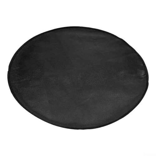 Rundes Grillpad aus silikonbeschichtetem Fiberglasgewebe, feuerbeständig und wasserdicht, wiederverwendbarer Deckschutz, geeignet für Feuerstellen und Grillbereiche im Freien von CYRENT