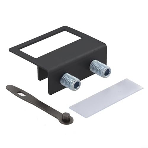 Schlankes und sicheres, verstellbares Eisen für Fensterschlösser mit Schlüsselmechanismus für Sicherheit (schwarz) von CYRENT