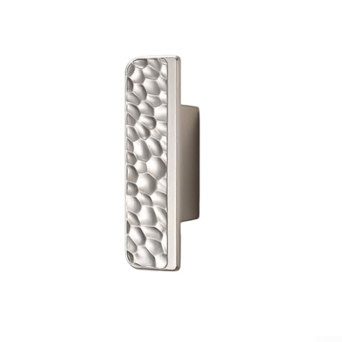 Schubladengriff aus Zinklegierung mit modernem Hammermuster, Schrankgriff für ein elegantes und minimalistisches Möbel-Upgrade in der Heimdekoration (99 mm) von CYRENT