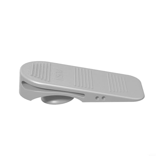 Silikon-Türstopper mit Stoßdämpfung, sicheres Keil-Design für Familienhäuser (grau) von CYRENT