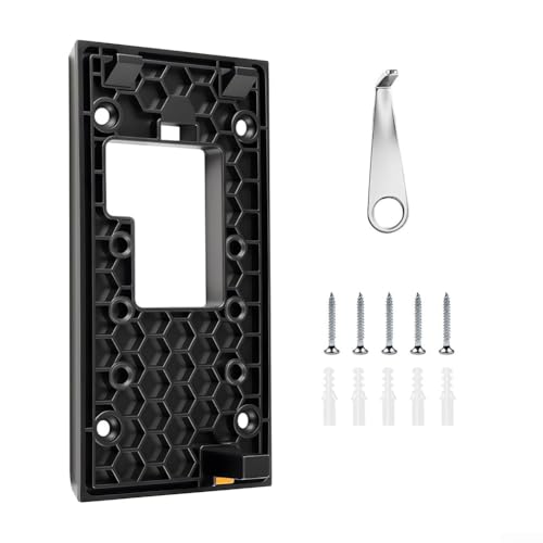 Türklingel Mount Kit Selbstklebende Halterung Kein Bohren Erforderlich Für Batterie Video Türklingel 2024 Starker Halt Für Metall Glas Lackierte Wände Einfaches Entfernungswerkzeug Schwarz ABS Türklingel Mount Kit Selbstklebende Halterung Kein Bohren Erforderlich Für Batterie Video Türklingel 2024 Starker Halt Für Metall Glas Lackierte Wände Einfaches Entfernungswerkzeug Schwarz ABS von CYRENT