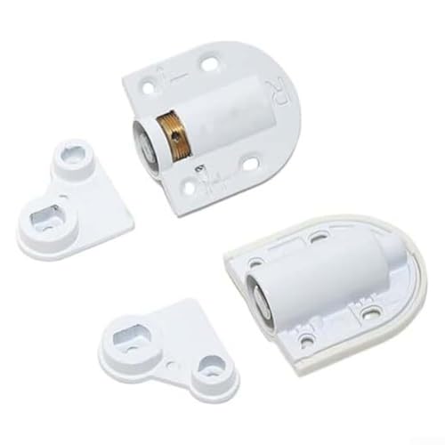 Verstellbare hydraulische Scharniere für Schminktische mit starker Zinklegierung und Kupferkernlagern, entworfen zur Kontrolle der Abstiegsgeschwindigkeit und Unterstützung bis zu 26 kg (weiß) von CYRENT