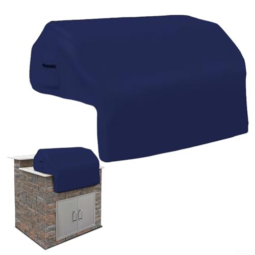 Wasserdichte Grillabdeckung mit integriertem Gestell aus strapazierfähigem 210D-Gewebe, schützt den Grill vor Regen, UV und Wetterbedingungen, elastische Unterseite für sicheren Sitz (111,8 cm) von CYRENT