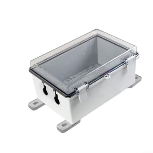 Wasserdichte Schutzsteckdose, Kunststoff, IP66, mit transparenter Abdeckung, staubdichtes, stoßfestes ABS-Material für Garten und industrielle elektrische Sicherheit von CYRENT