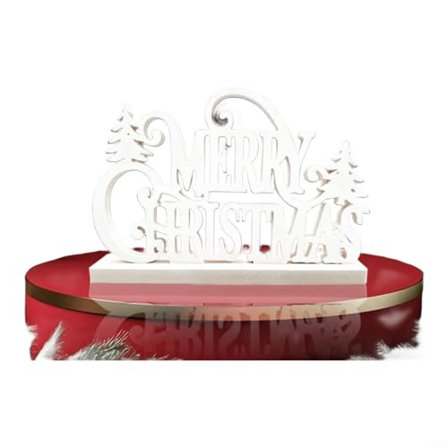 Weihnachts-Holzornament, beleuchteter Rentierbaum, Tischdekoration, Innendekoration, modern, minimalistisch, rot, rustikaler Stil, saisonale Heimdekoration für Wohnzimmer, Esszimmer, Regal, Größe 28 x Weihnachts-Holzornament, beleuchteter Rentierbaum, Tischdekoration, Innendekoration, modern, minimalistisch, rot, rustikaler Stil, saisonale Heimdekoration für Wohnzimmer, Esszimmer, Regal, Größe 28 x von CYRENT