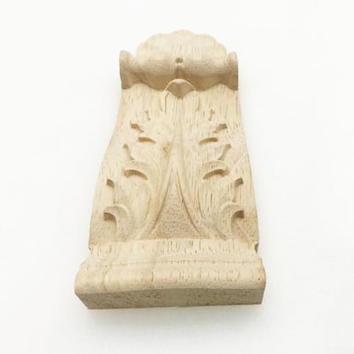 Zeitlose Holzschnitzerei-Applikation für klassische Innendekoration (12 x 6 x 2 cm) von CYRENT