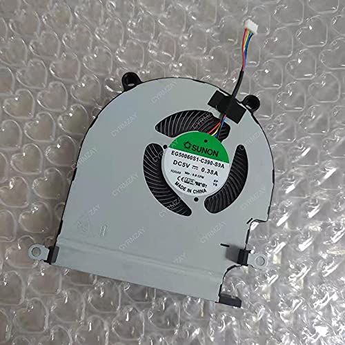 CYRMZAY Laptop Kühler CPU Ventilator Kompatibel für Dell N5110 PN 0C96VF EG50060S1-C390-S9A DC 5V 0.38A Notebook Cooling von CYRMZAY