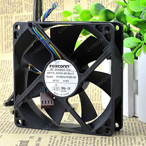 CYRMZAY PV902512PSPF 0E 92mm x 25mm DC 12V 4Pin PWM CPU Kühlung Ventilator 435452-001 für HP von CYRMZAY