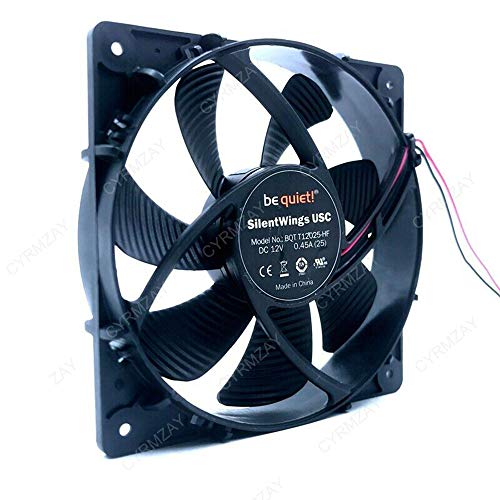 CYRMZAY Silent Lüfter 120mm Ventilator bequiet silentwings BQT T12025-HF Computer von CYRMZAY