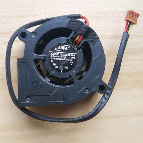 CYRMZAY kompatibel für ADDA AB05012DX200600 DC 12V 0.15A 3Pin Projector Blower von CYRMZAY
