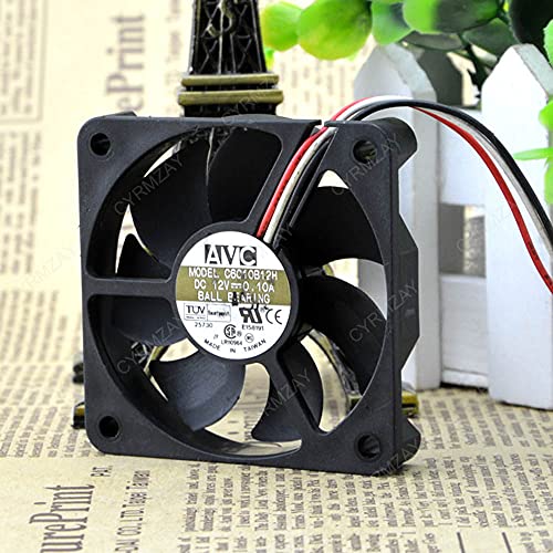 CYRMZAY kompatibel für AVC C6010B12H 12V 0.10A 3-Wire 6CM 6010 cooling Lüfter von CYRMZAY