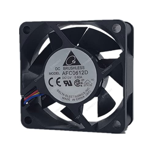 CYRMZAY kompatibel für Delta AFC0612D 12V 0.60A 6025 6cm PWM 4-Wire Cooling Lüfter von CYRMZAY