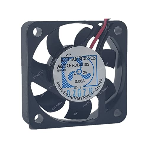 CYRMZAY kompatibel für RUILIAN Science RDL4010S 12V 0.06A 4010 4CM 2-Wire cooling Lüfter von CYRMZAY