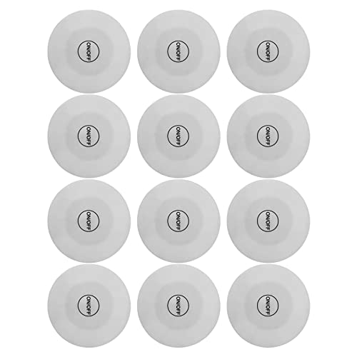 CYSFETENA 12 Stück LED Getränkehalter Lichter,7 Farben led untersetzer,Wiederverwendbare Cooles Flaschenbeleuchtung für Wassergläser Bar Untersetzer Lichter Party Restaurants von CYSFETENA