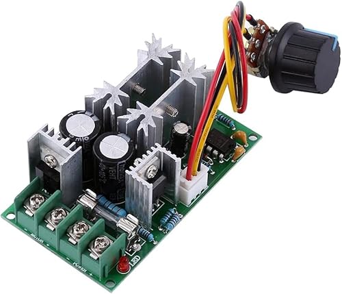 CYSFETENA PWM Regler DC Motor Drehzahlregler 20A, 12V 24V 36V 48V PWM Controller mit Potentiometer, 1200W Stromregler Modul, DC Motor Controller für Anwendungen mit Magnetmotor von CYSFETENA
